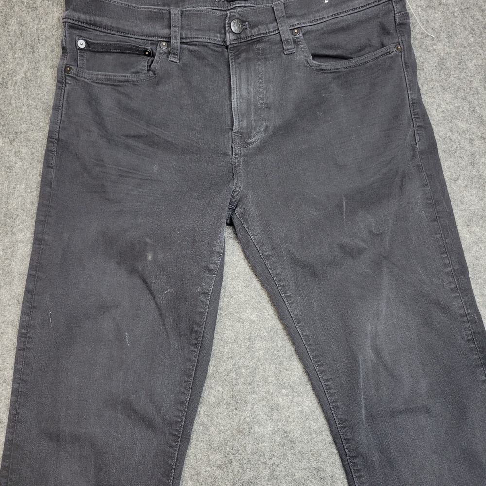 Madewell Jeans Womens 33x34 Black Denim Slim Fit Boho Streetwear Grunge Festival - Picture 4 of 14